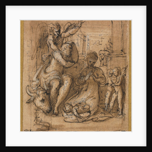 The Nativity with the Dream of Joseph, c. 1527/30? by Parmigianino