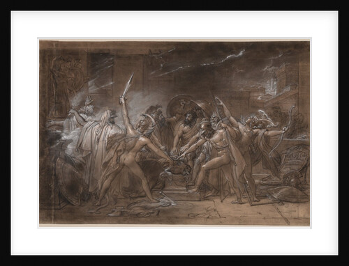 The Oath of the Seven Chiefs against Thebes, c. 1800 by Anne-Louis Girodet de Roucy-Trioson