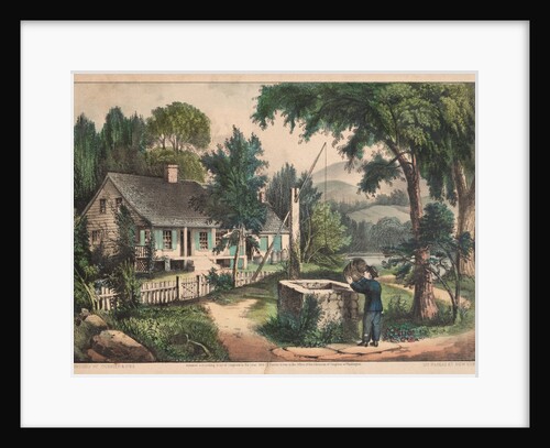 The Old Oaken Bucket by James Merritt Ives; Nathaniel Currier