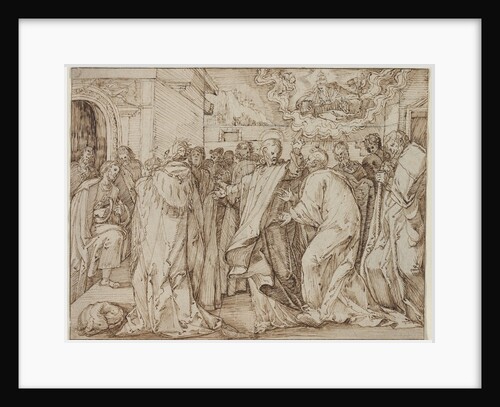 The Parable of the Tribute Money, c. 1580/1600 by Master of the Egmont Albums