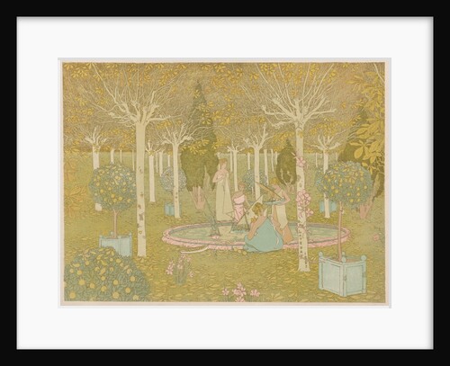 The Park, 1897 by Gaston de Latenay