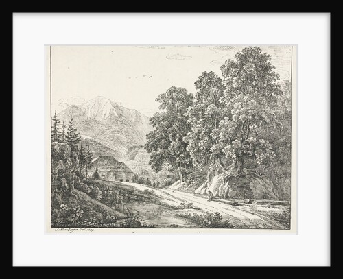 The Path by the Kochelsee, 1809 by Simon Warnberger