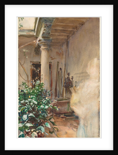 The Patio, 1908 by John Singer Sargent