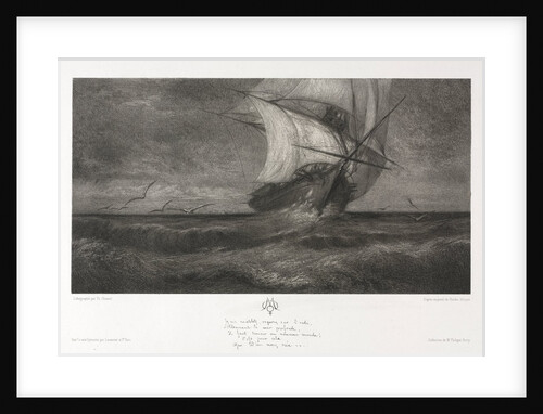 The Phantom Ship, or On the Waves, 1872 by Theophile Narcisse Chauvel