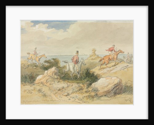 The Pleasures of Hunting by Hablot Knight Browne