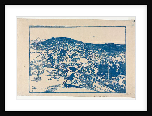 The Poacher, Dunes of Saint Jean de Mont, 1901 by Auguste Louis Lepère