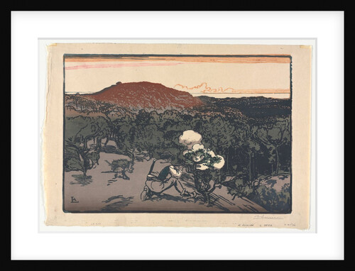 The Poacher, Dunes of Saint Jean de Mont, 1901 by Auguste Louis Lepère