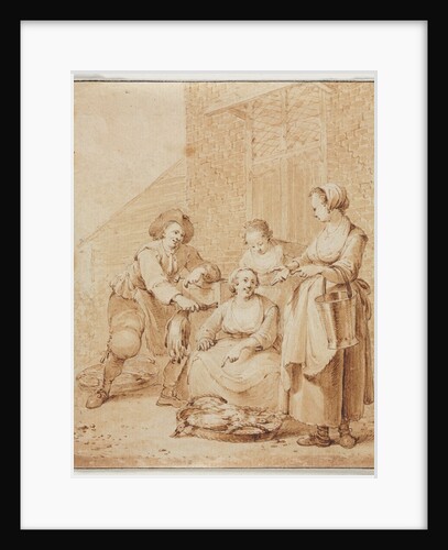 The Poultry Woman, second half 18th century by Hendrik Meijer