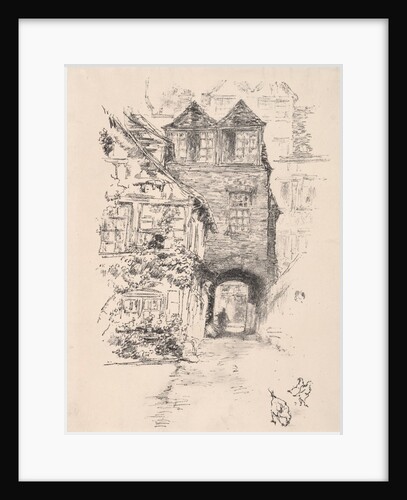 The Priest's House, Rouen, 1894 by James McNeill Whistler