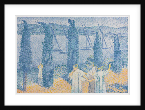 The Promenade, La Promenade, 1897 by Henri-Edmond Cross