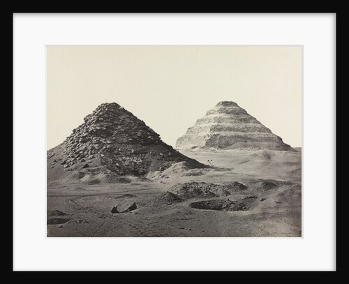 The Pyramids of Saqqara, from the Northeast, 1858 by Francis Frith; William Mackenzie