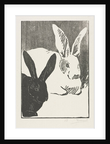The Rabbits, 1893 by Henri Charles Guérard