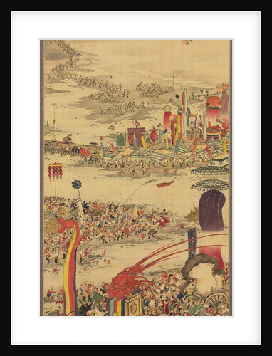 The Sand-Carrying Festival, 1856 by Sakai Basai