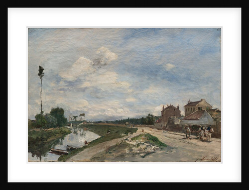 The Seine at Bas-Meudon, 1865 by Johan Barthold Jongkind