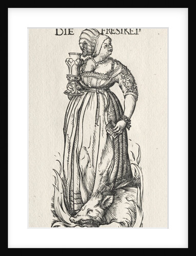 The Seven Vices: Gluttony by Hans Burgkmair