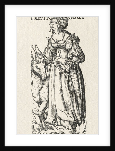 The Seven Vices: Sloth by Hans Burgkmair