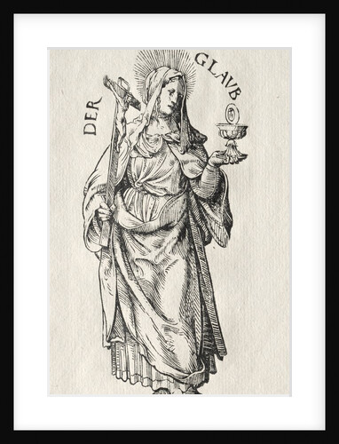 The Seven Virtues: Faith by Hans Burgkmair