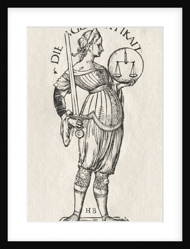 The Seven Virtues: Justice by Hans Burgkmair