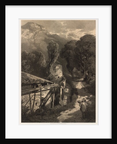 The Simplon Road, Meillerie, France by Alexandre Calame