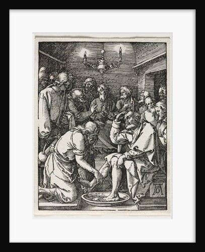 The Small Passion: Christ Washing St. Peter's Feet by Albrecht Dürer