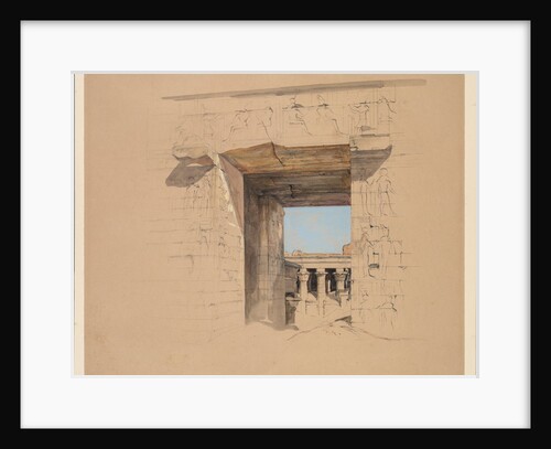 The Temple of Edfu: The Door of the Pylon, 1850 by John Frederick Lewis