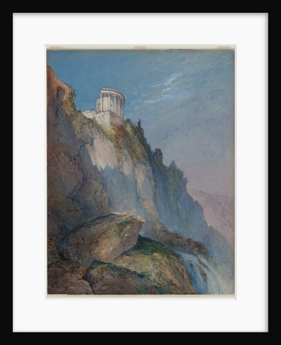 The Temple of Vesta and the Falls at Tivoli, 1859 by William Callow