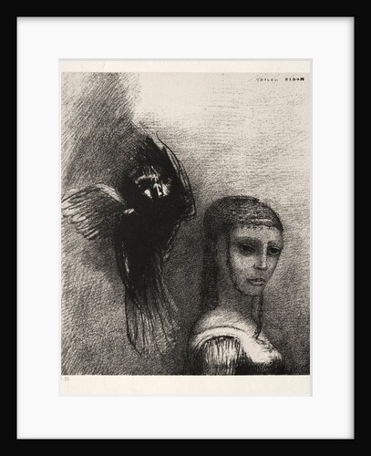The Temptation of Saint Anthony: And a Large Bird, Descending from the Sky…, 1888 by Odilon Redon; Becquet; Edmond Deman