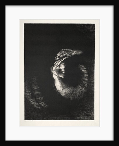 The Temptation of Saint Anthony: It Is a Skull Wreathed with Roses…, 1888 by Odilon Redon; Becquet; Edmond Deman