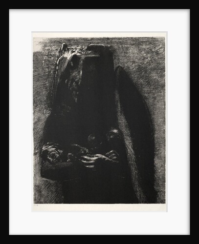 The Temptation of Saint Anthony: It Is the Devil, Bearing Beneath His Two Wings,1888 by Odilon Redon; Becquet; Edmond Deman