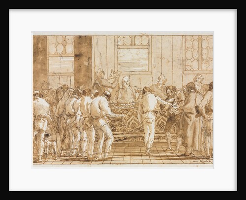 The Trial, 1790s by Giovanni Domenico Tiepolo