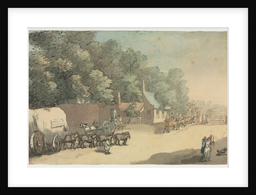 The Turnpike Gate, 1700s by Anonymous