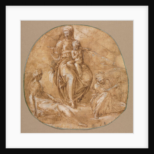 The Virgin and Child with St. Catherine of Alexandria and an Elderly Female Saint?, c. 1545 by Battista Franco