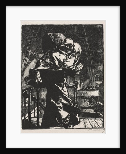 The War of 1914. First Series. Emperor William in Anger, 1915 by Auguste Louis Lepère