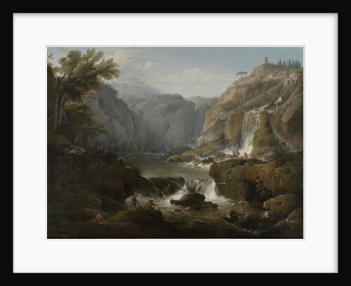 The Waterfalls at Tivoli, 1737 by Claude-Joseph Vernet