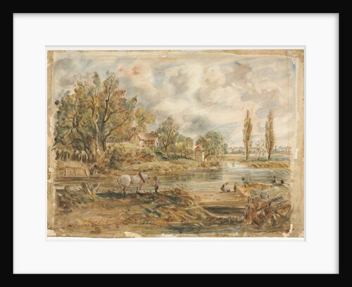 The White Horse by John Constable (imitator of)