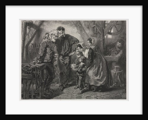 The Working-man's Birthday by Paul Gavarni