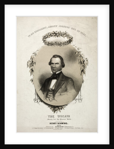 The Wreath - Sheet Music Cover by Winslow Homer