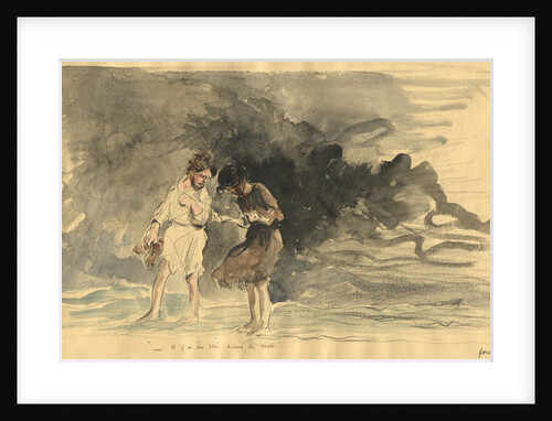 There is corn in the sea!, fourth quarter 1800s or first third 1900s by Jean Louis Forain