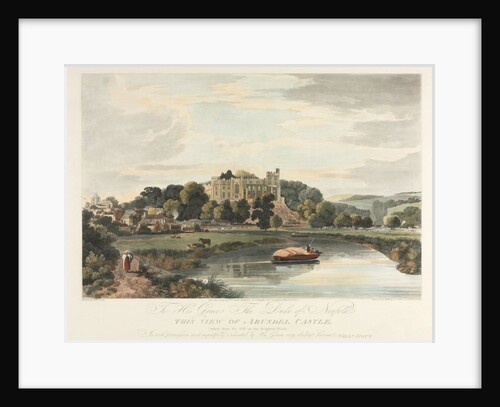 This View of Arundel Castle, 1819 by John Baily; Wm Scott
