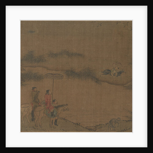 Three Horsemen Hunting Wild Geese, 960-1279 by Unknown