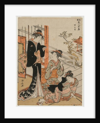 Three Women, 1781 by Torii Kiyonaga
