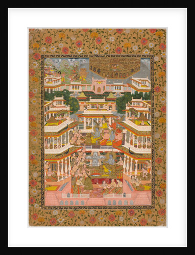 Tiered Court Scene, c. 1735 by Chitarman II