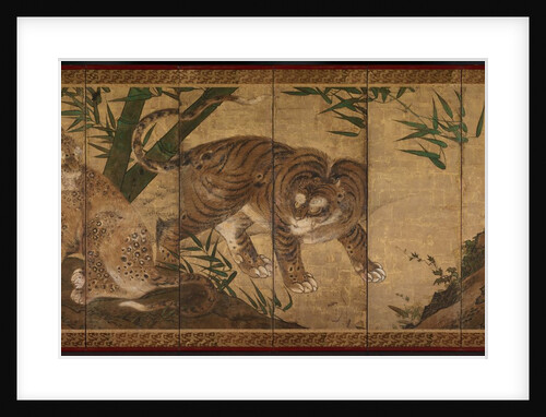 Tiger and Leopard, 1668 by Sekkei Yamaguchi