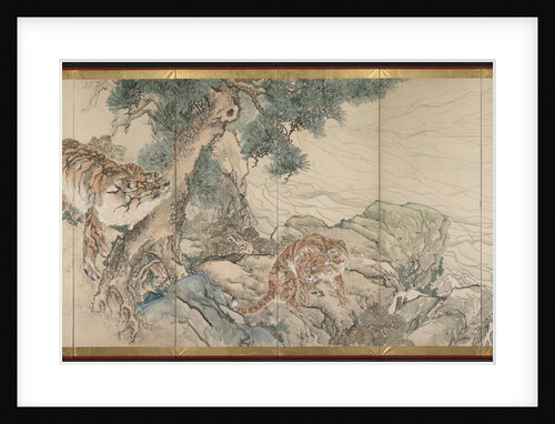 Tiger Family, early 1800s by Kishi Ganku