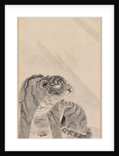 Tiger in Wind and Rain, 1776 by Maruyama Okyo