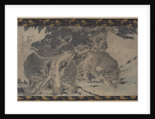Tigers and Leopard Frolicking, 1700s by Unknown