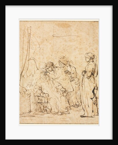 Tobias Healing His Father's Blindness, c. 1640-45 by Rembrandt van Rijn