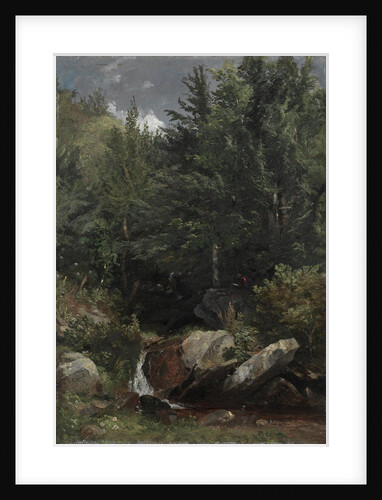Trees and a Stream on a Hillside, 1853 by Jasper F. Cropsey