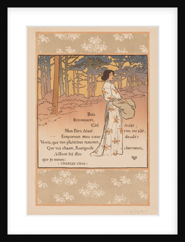 Trembling Woods, 1893 by Georges Auriol; L'Estampe originale