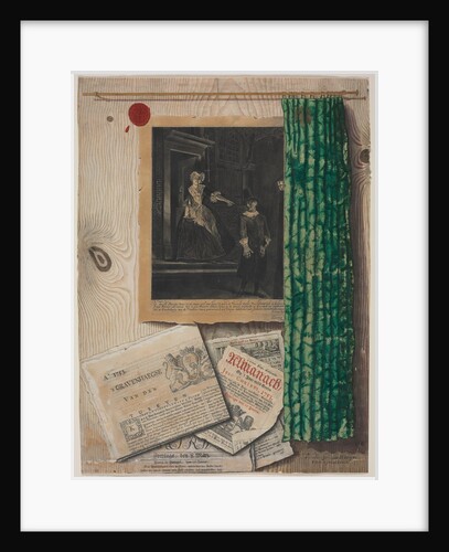 Trompe lOeil Still Life, c. 1754 by Jacobus Cornelis Meyer